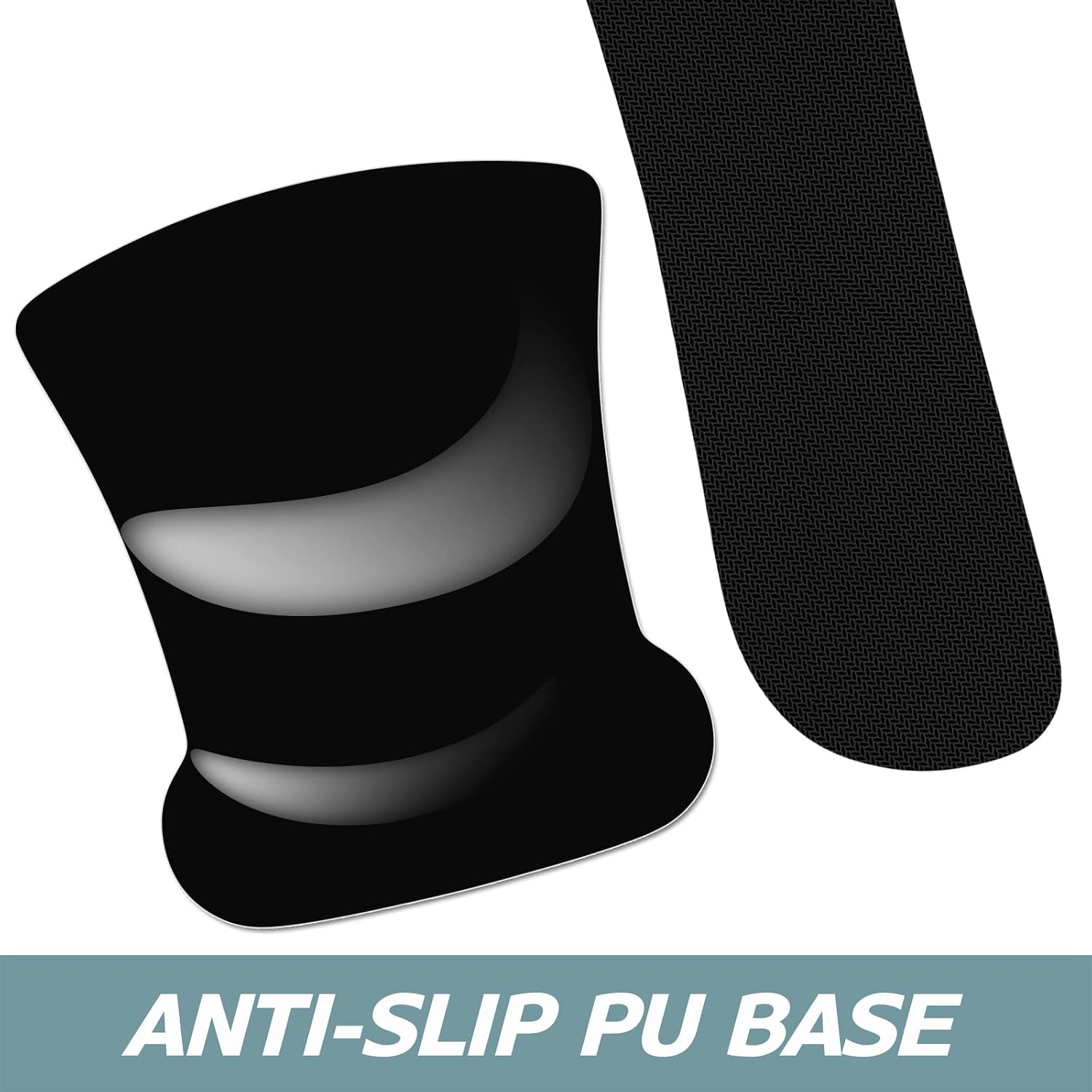 Mouse Pad Wrist Support Keyboard Wrist Rest Pad Ergonomic Mousepad Non-Slip Memory Foam Keyboard Pad Easy Typing Pain Relief Perfect for PC Laptop Gaming Office, Abstract Art Style